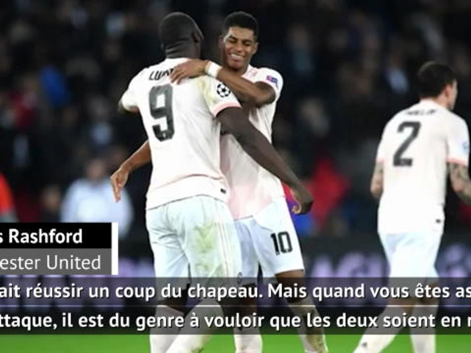 Ligue des Champions - Rashford sur son penalty face au PSG : "J'étais prêt à le laisser à Lukaku pour qu'il marque un coup du chapeau"