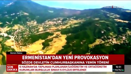 Sözde devletin cumhurbaşkanına yemin töreni