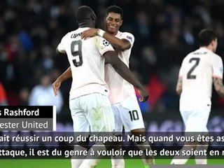 Ligue des Champions - Rashford sur son penalty face au PSG : "J'étais prêt à le laisser à Lukaku pour qu'il marque un coup du chapeau"