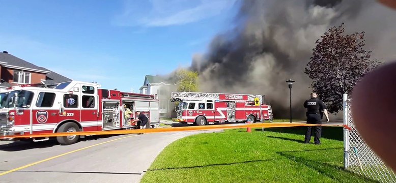 Incendie Saint-Constant 21 mai (Le Reflet - Erick Rivest)