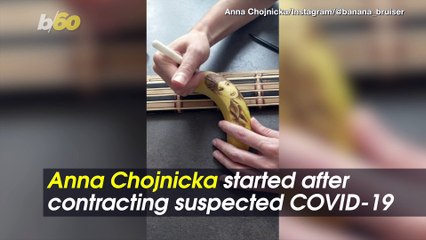 Banan-Art! Woman Transforms Banana Peels into Works of Art During COVID-19 Lockdown