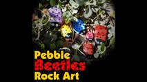 Pebble Beetles Stone Art - Patrika Art and Craft