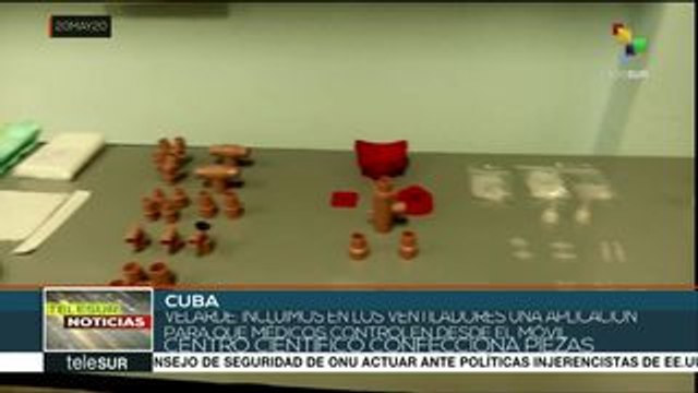 Cuba: diseñan ventiladores pulmonares y material de protección médica