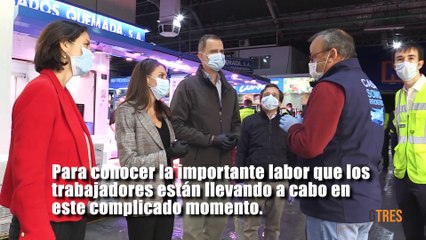 Los Reyes visitan Mercamadrid