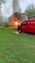 Electrical Short Starts House Fire