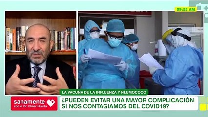 #SanamenteConElDrHuerta - ¿La vacuna de la influenza y neumococo evitan complicaciones del COVID-19?