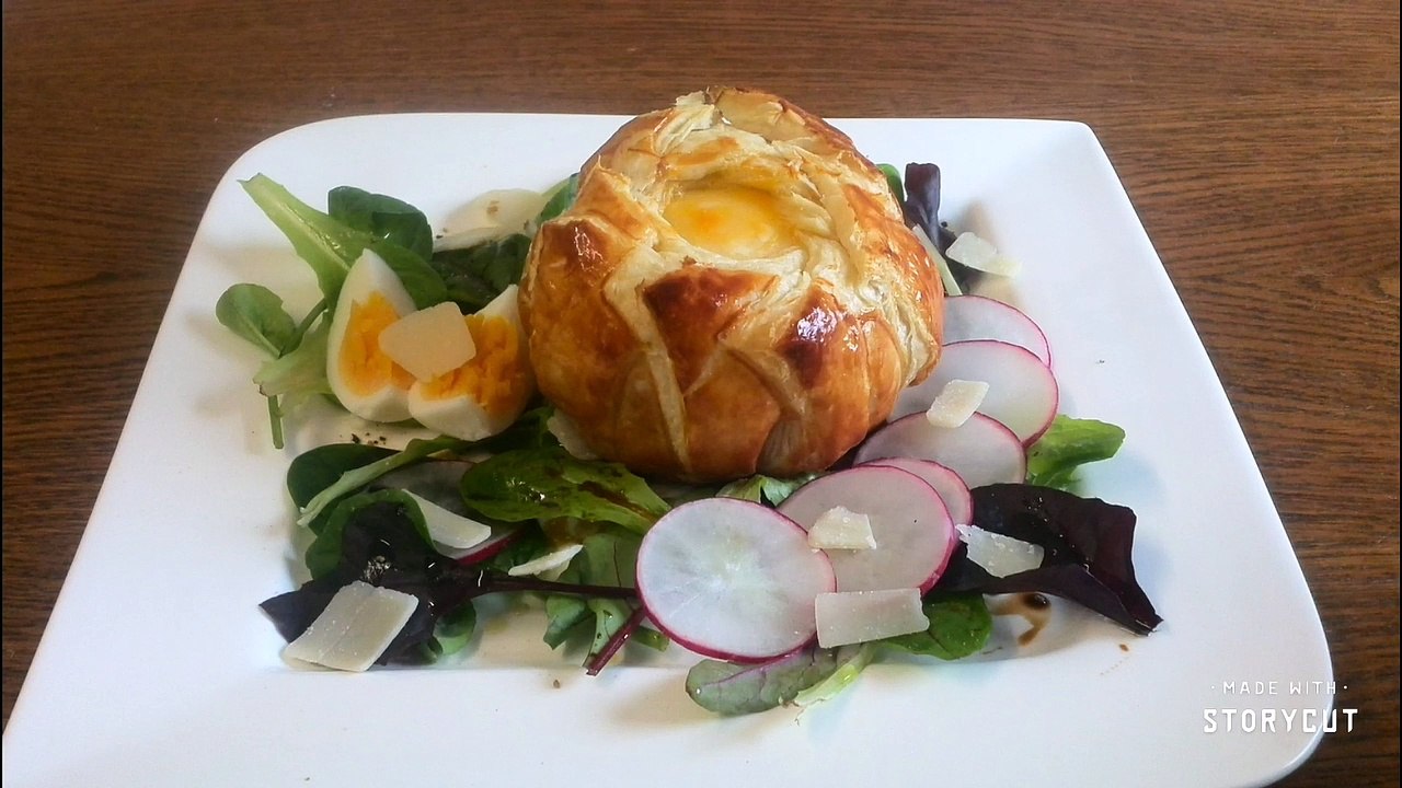 Weichkäse im Blätterteig