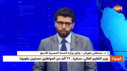 مداخلة د. مصطفى جاويش - وكيل وزارة الصحة المصرية الأسلق .. بنشرة الأخبار الخميس 21 مايو 2020