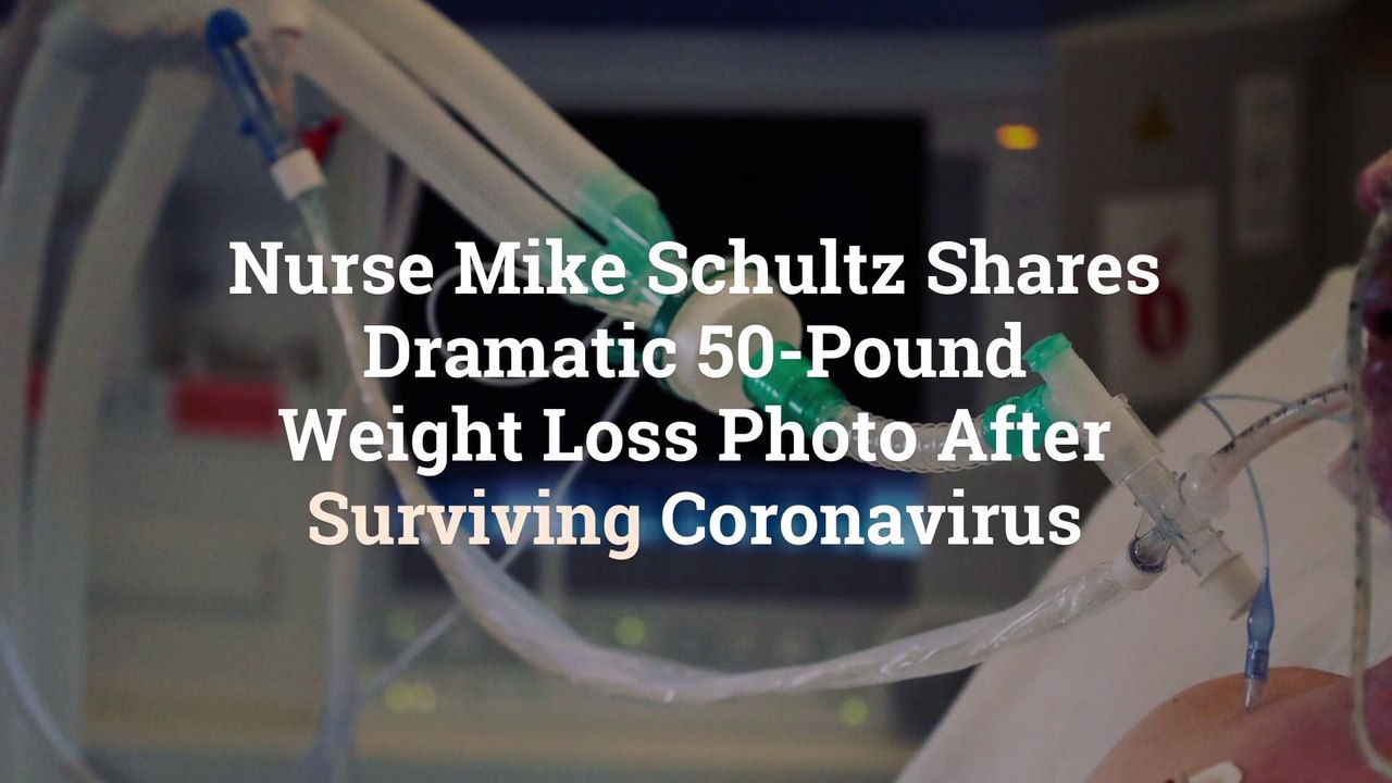 Nurse Mike Schultz Shares Dramatic 50-Pound Weight Loss Photo After Surviving Coronavirus