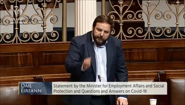 Sinn Féin T.D. Pádraig Mac Lochlainn says workers who live in Derry but work in Inishowen have been left ‘blowing in the wind’ over COVID-19 payments