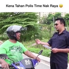 Lawak Kena Tahan Polis