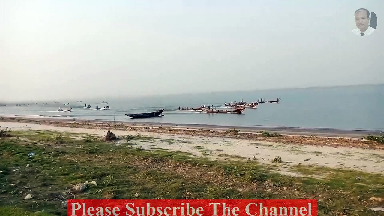বাংলাদেশের মেঘনা নদীতে জেলেদের ট্রলার/নৌকা নিয়ে ছুঁটে চলার অপরূপ দৃশ্য || নদীতে জেলেদের ছুঁটে চলা