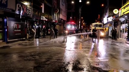 Ağrı Belediyesinden Kovid-19'a karşı bayram temizliği