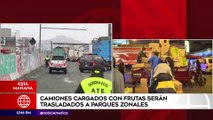 Edición Mediodía: Camiones cargados con frutas serán trasladados a parques zonales