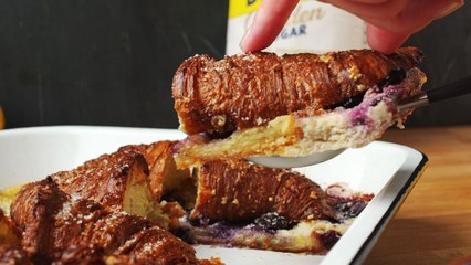 A Lemon Blueberry Croissant Bake Is The Refreshingly Sweet Treat We Need RN