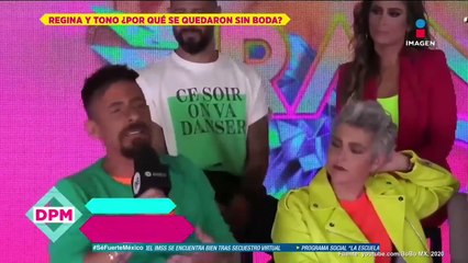 ¿Regina Murguía y Tono se quedaron sin boda por la pandemia?