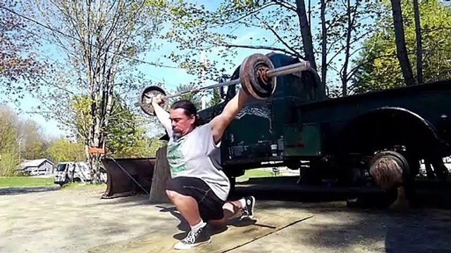 Arthur Lift > Overhead Split Squats 186lb