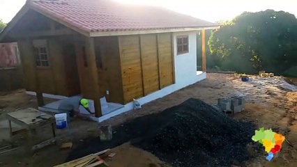 Casa pré fabricada de madeira #05
