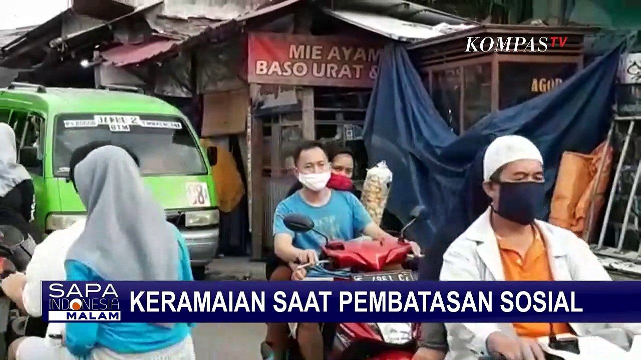 Padahal PSBB, Tapi Keramaian di Pasar dan Pusat Belanja Masih Terjadi