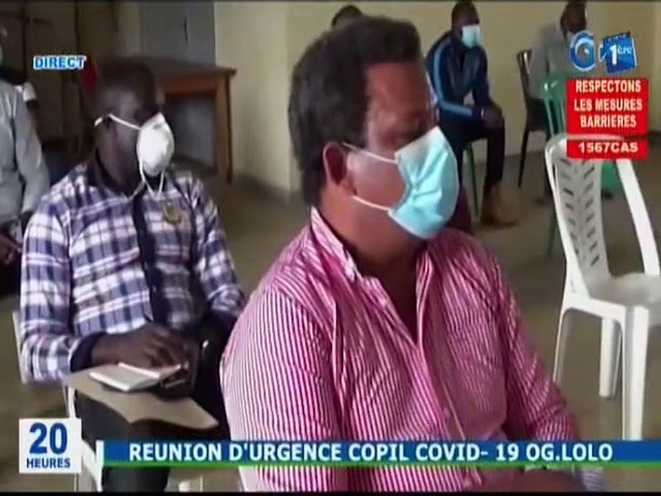 RTG / Covid 19 : Reunion d’urgence du COPIL dans la province de l’Ogooué Lolo