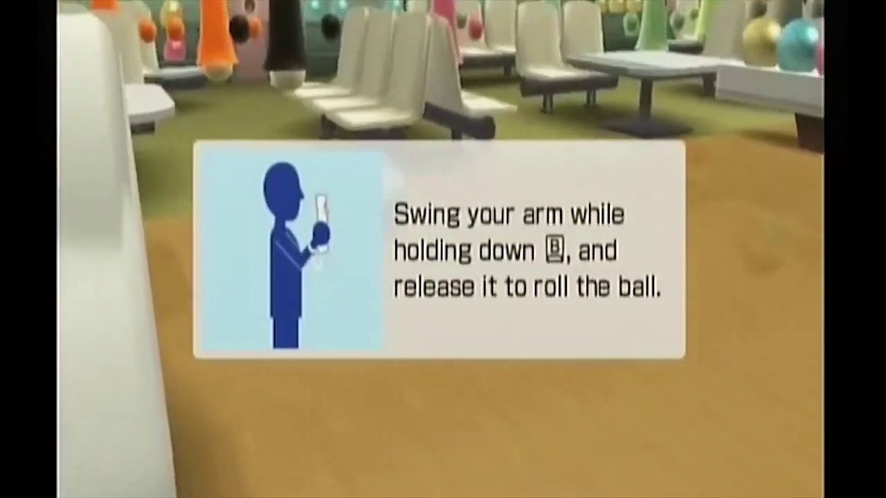 He found the secret bowling jump