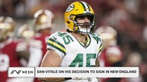 Patriots Fullback, Dan Vitale Shares His Thoughts On Signing With New England This Offseason