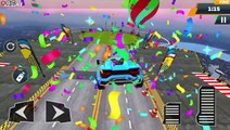 Mega Ramp Car Stunt  Mega Fly Impossible Car Stunt - Impossible Fast Racing Car - Android GamePlay