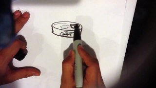 How to Draw a Tuna Can - Easy Things to Draw