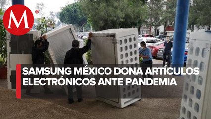 Samsung dona pantallas, tabletas y refrigeradores al INER