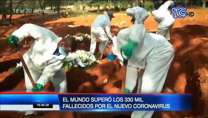 El mundo superó los 330 mil fallecidos por el coronavirus