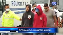 Caen presuntos integrantes de la banda ''Los choneros' en el norte de Guayaquil