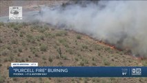 FD: Crews battling 'Purcell Fire' near Interstate-17 and Anthem Way