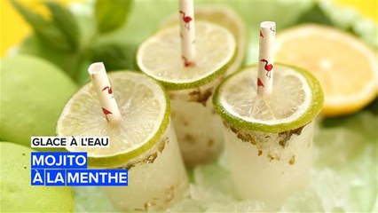 Luttez contre la chaleur avec des glaces de mojito à la menthe !