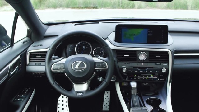 2020 Lexus RX 300 F Sport Interior Design in Blue