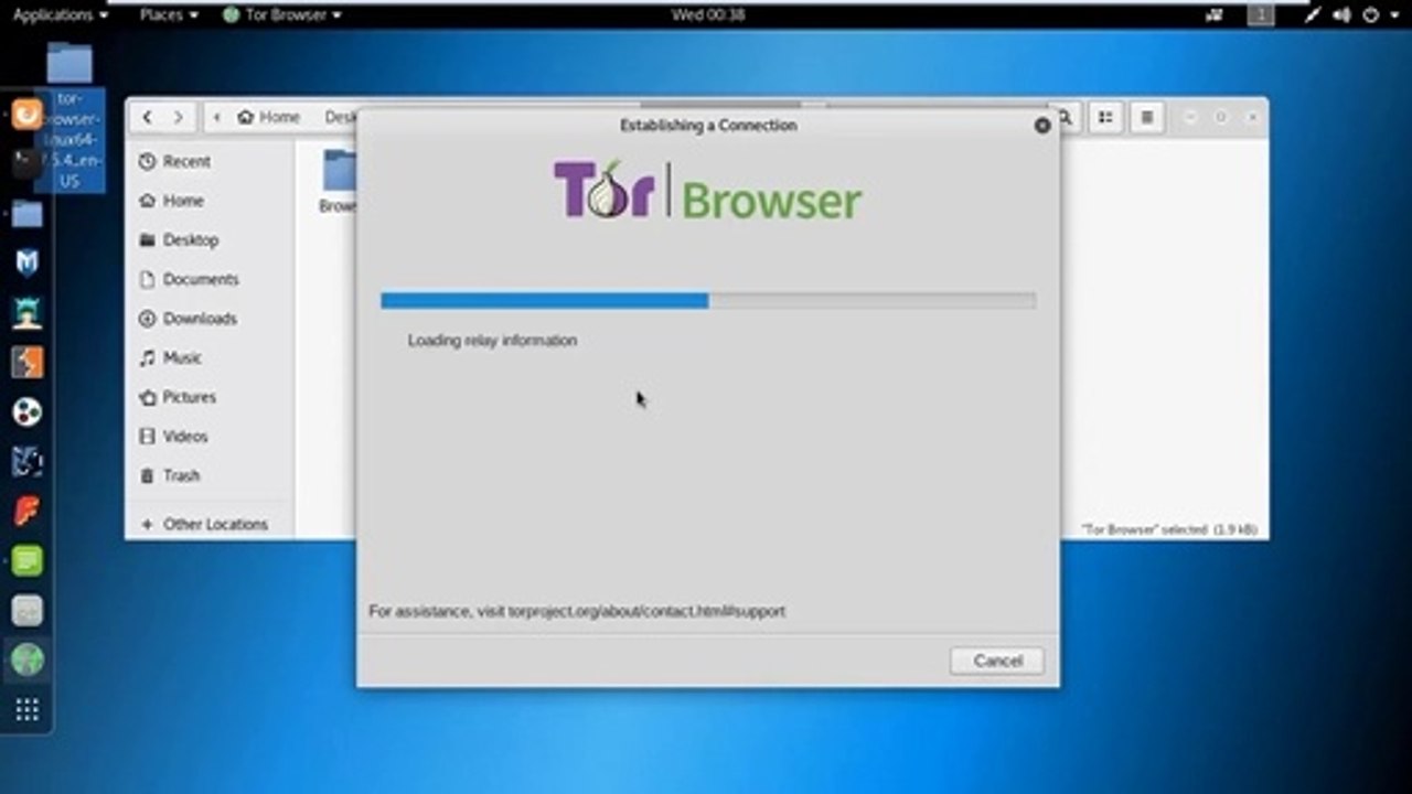 Install and use Tor browser in Kali Linux