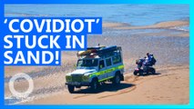'Covidiot' Pensioner Stuck on Beach on Mobility Scooter