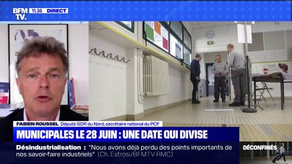 Municipales: pour le secrétaire national du PCF Fabien Roussel, "il faut pouvoir donner aux communes le moyen de mettre en œuvre leur politique"