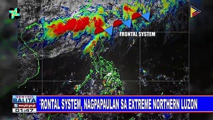 PTV INFO WEATHER | Frontal system, nagpapaulan sa Extreme Northern Luzon