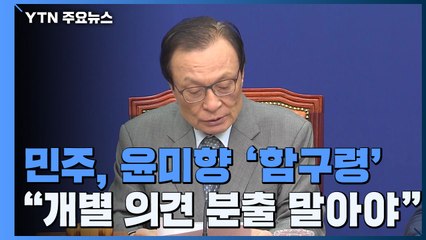 이해찬 "의원들 개별 의견 분출 말라"...윤미향 사퇴론 함구령 / YTN