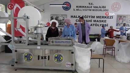 Seri üretim aralıksız devam ediyor: Yıllık hedef, 540 milyon maske