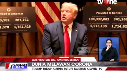 Trump Tuduh China Manipulasi Data Korban Covid-19
