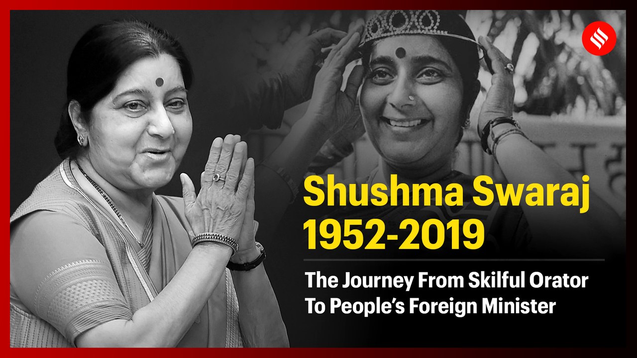 Sushma Swaraj | From Skilful Orator To People’s Foreign Minister