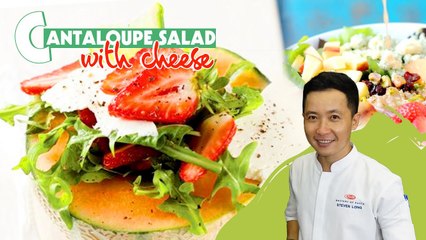 SIMPLE RECIPE TO MAKE SUPER TASTY CANTALOUPE FRUIT SALAD