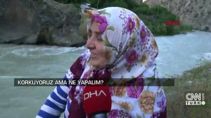 Son dakika... Çoruh üzerinde tehlikeli yolculuk