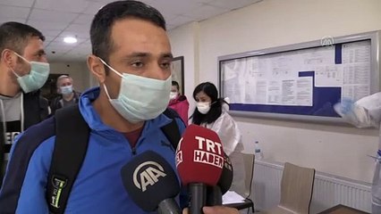 Düzce'de karantina süresi dolan 88 kişi evlerine uğurlandı - DÜZCE