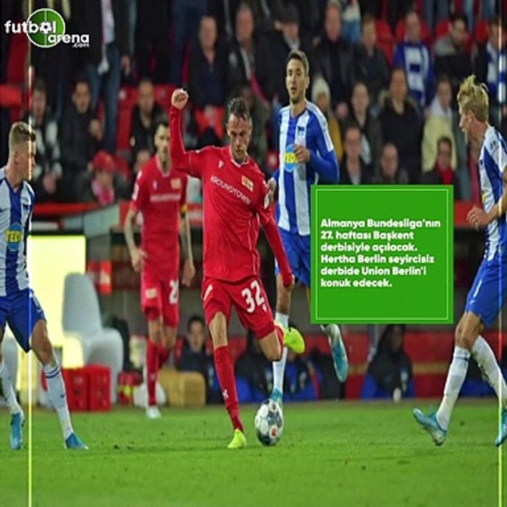 Hertha Berlin - Union Berlin bilgi ekranı (22 Mayıs 2020)