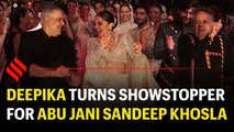 Deepika Padukone turns showstopper for Abu Jani Sandeep Khosla 33 year celebrations