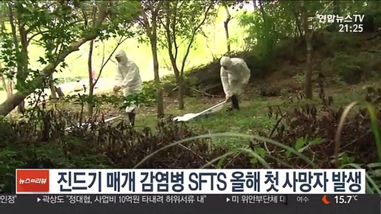 진드기 매개 감염병 SFTS 올해 첫 사망자 발생