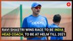 Ravi Shastri retained as India head coach