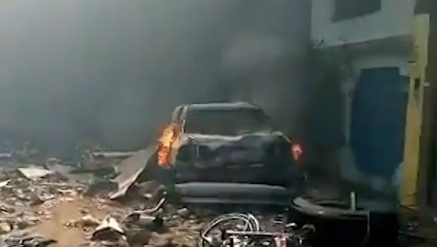 Deadly plane crash causes damage in Pakistan